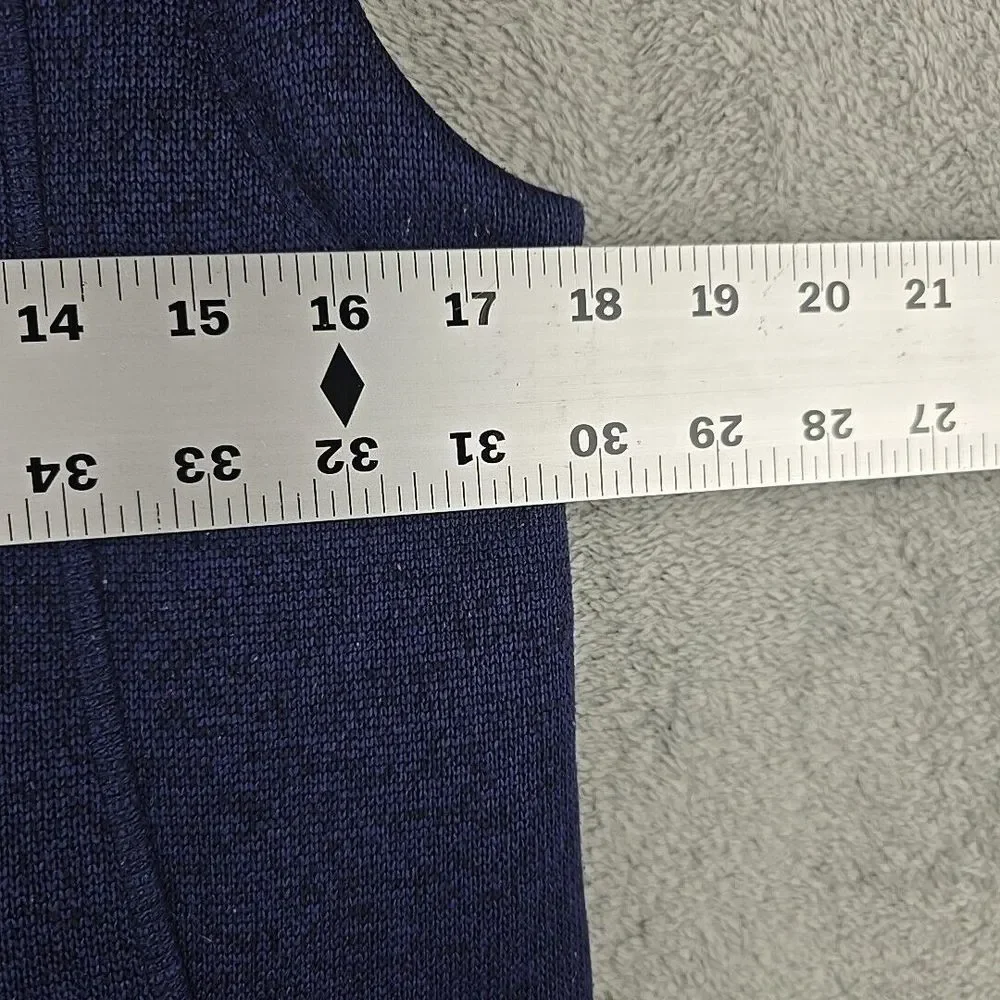 Ascend Vest Women Size Medium Blue Sweater Fleece Quilted Full Zip Outdoors‎